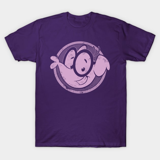 Eric the Elephant in Purple- T-Shirt by EricScalesCartoons